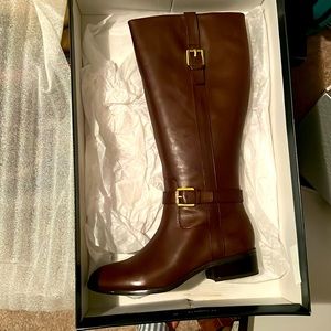 LAUREN RALPH LAUREN Wide Shaft Boots.  New In Box Size 6.5